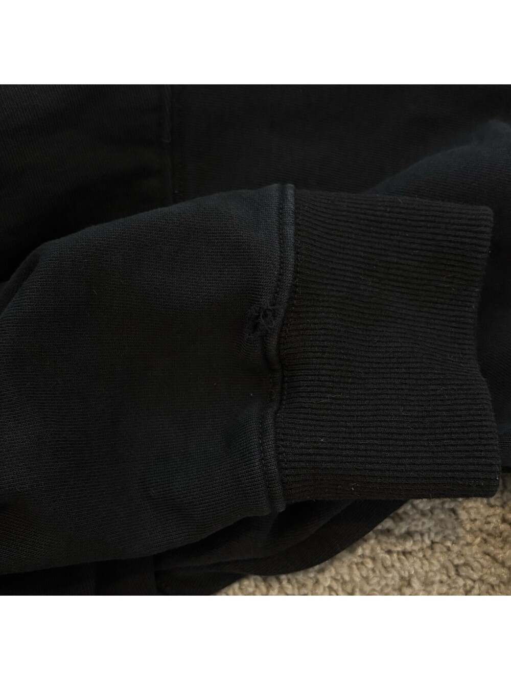 Mayfair The Label ‘Meet Me In Mayfair’ Black Hoodie One Size Plus Comfy Cozy GUC - Picture 7 of 7